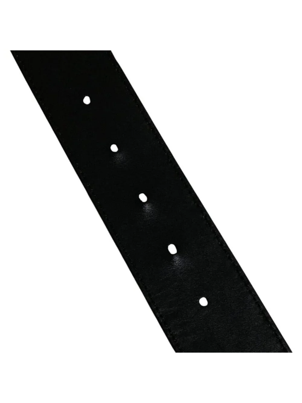 Gucci GG Marmont Leather Belt Black Gold